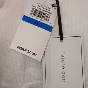 1. State Ivory Cozy Season Sweater New